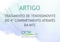 Tratamento de tenossinovite do 4º compartimento através da MTC.